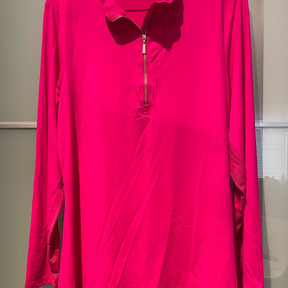 Banana Republic Fuchsia Long Sleeve Top XXL
